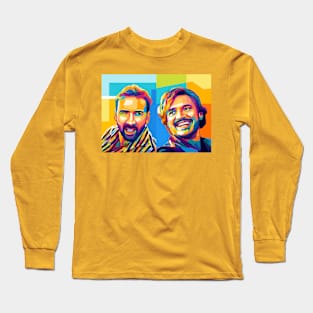 Nicolas Pedro Meme Wpap Pop Art Long Sleeve T-Shirt